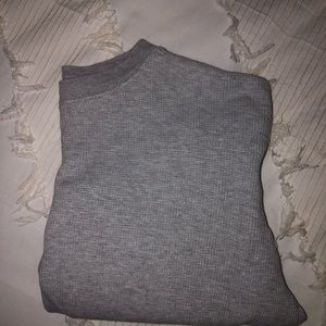 brandy melville gray cropped sweatshirt